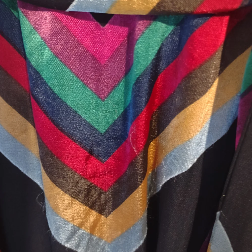 Multicolor Chevron Pattern Dress - Picture 3 of 8